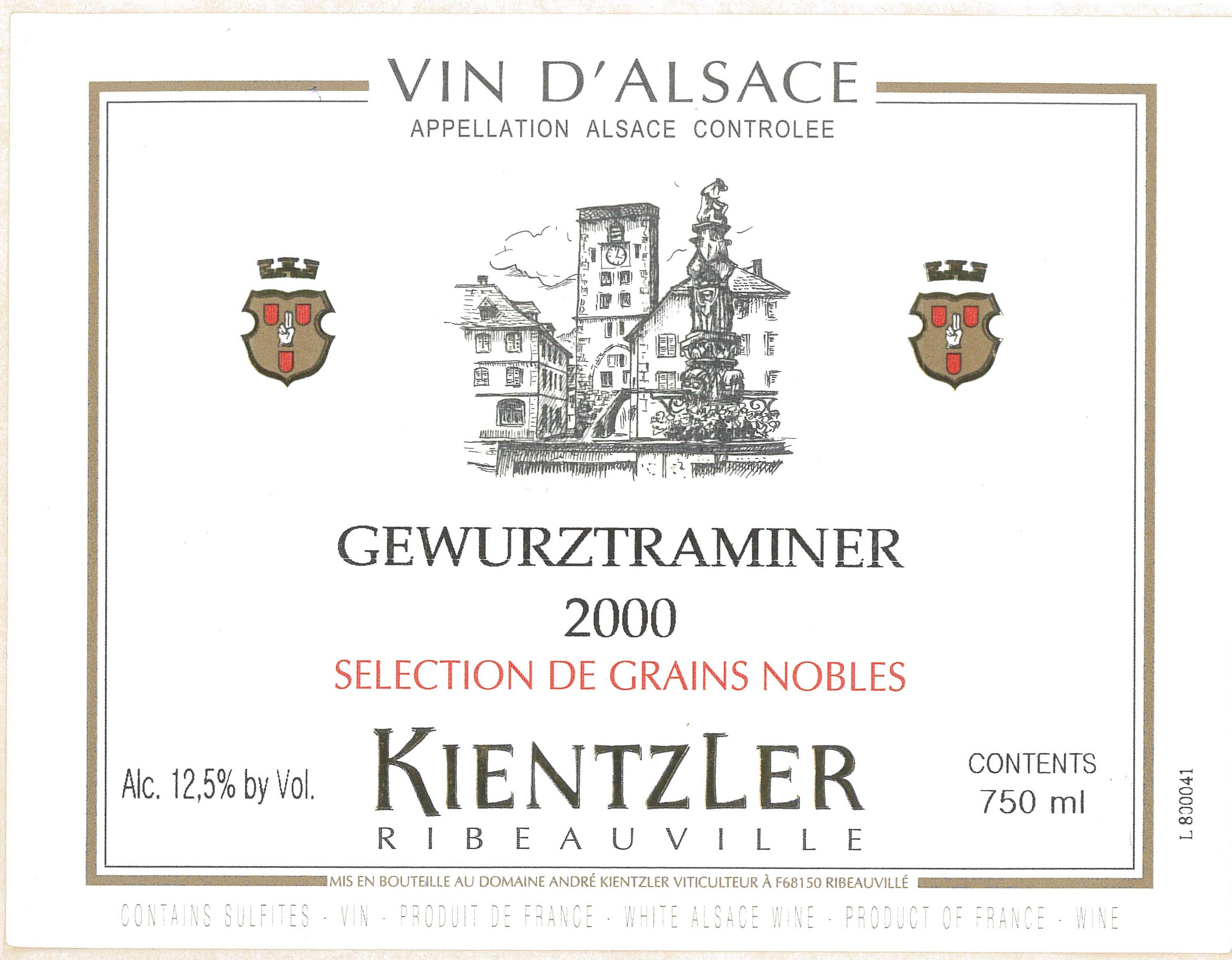 Gewurztraminer Sélection De Grains Nobles