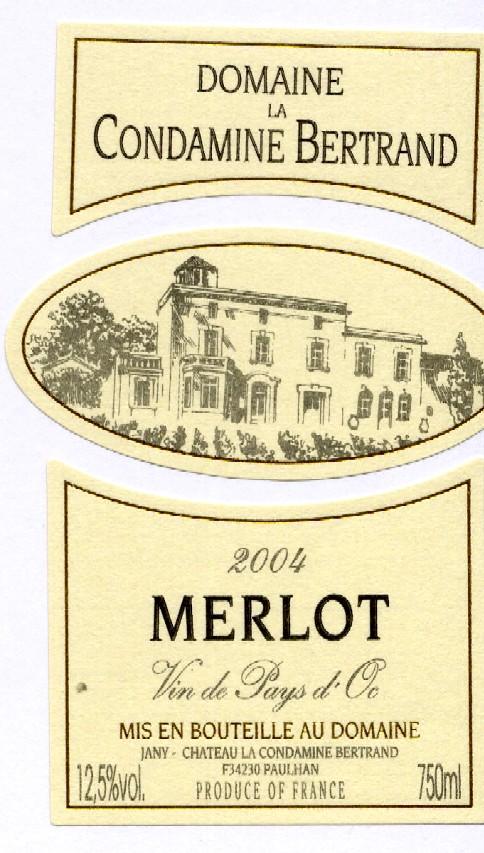 Domaine La Condamine Bertrand Vin De Pays D'oc