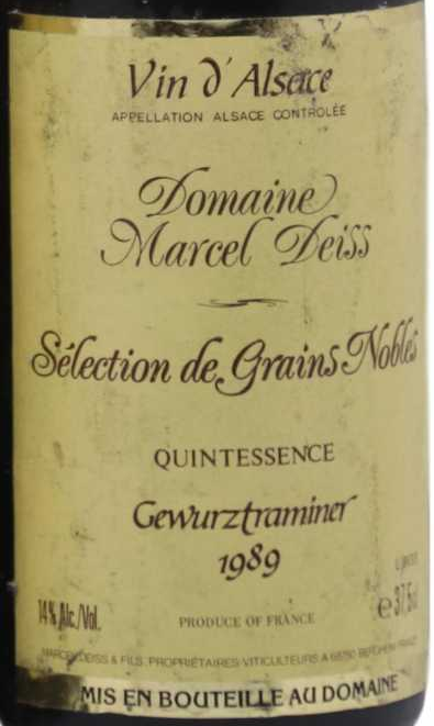 Quintessence Gewurztraminer
