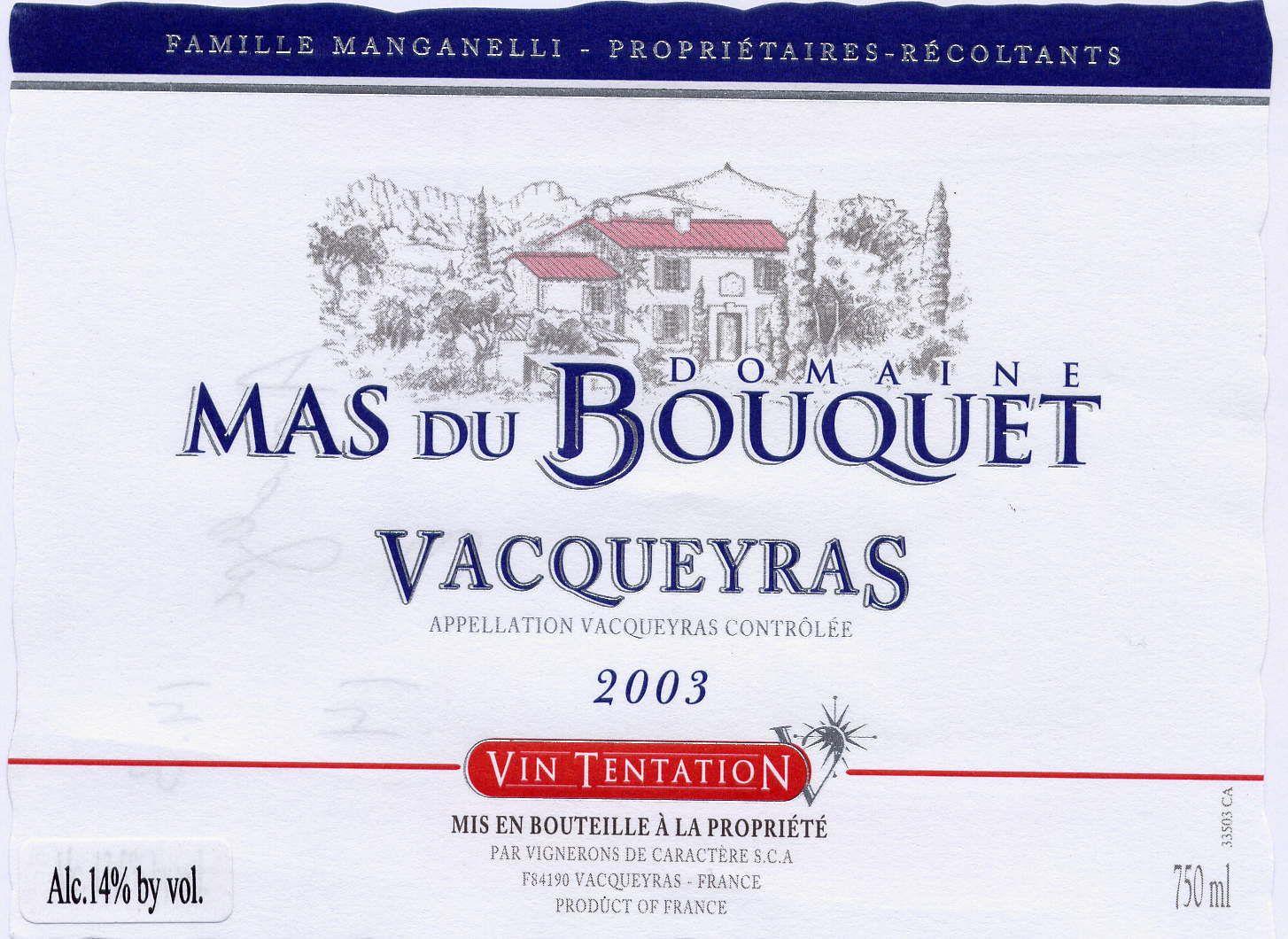 Mas Du Bouquet Red Vacqueyras