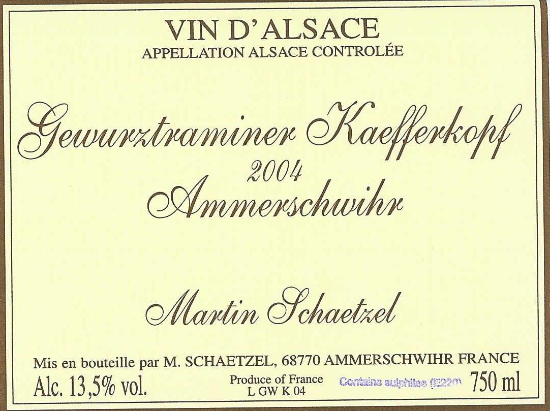 Gewurztraminer Kaefferkopf