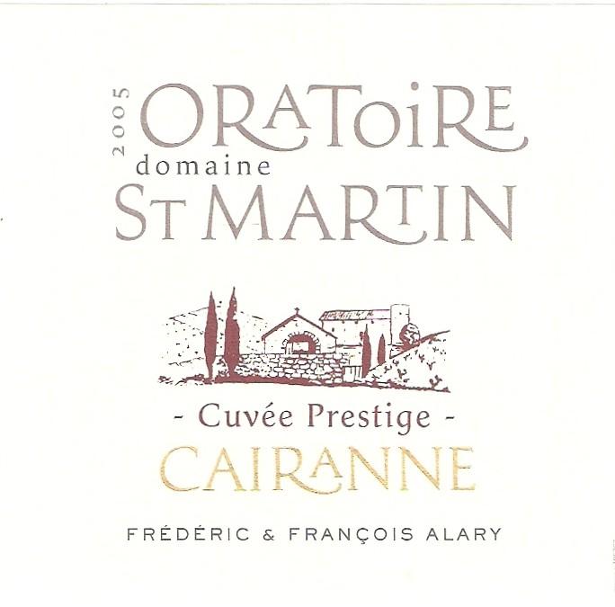 L'oratoire Saint Martin Côtes Du Rhône Villages