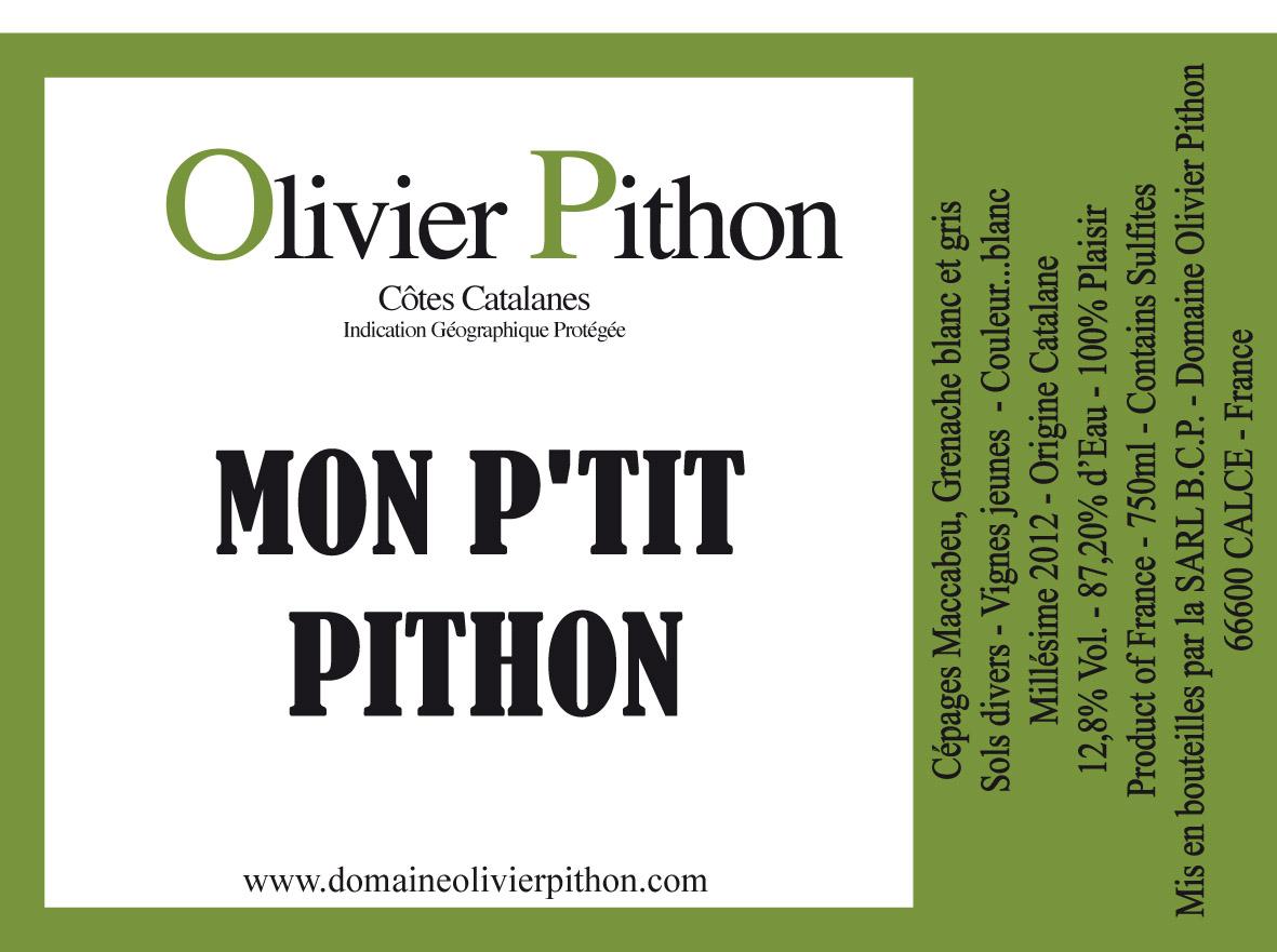 Mon P'tit Pithon Blanc