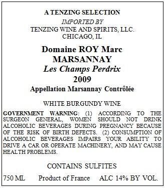 Marsannay Les Champs Perdrix