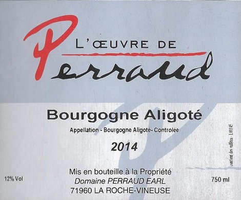 Pa L'œuvre De Bourgogne Aligoté