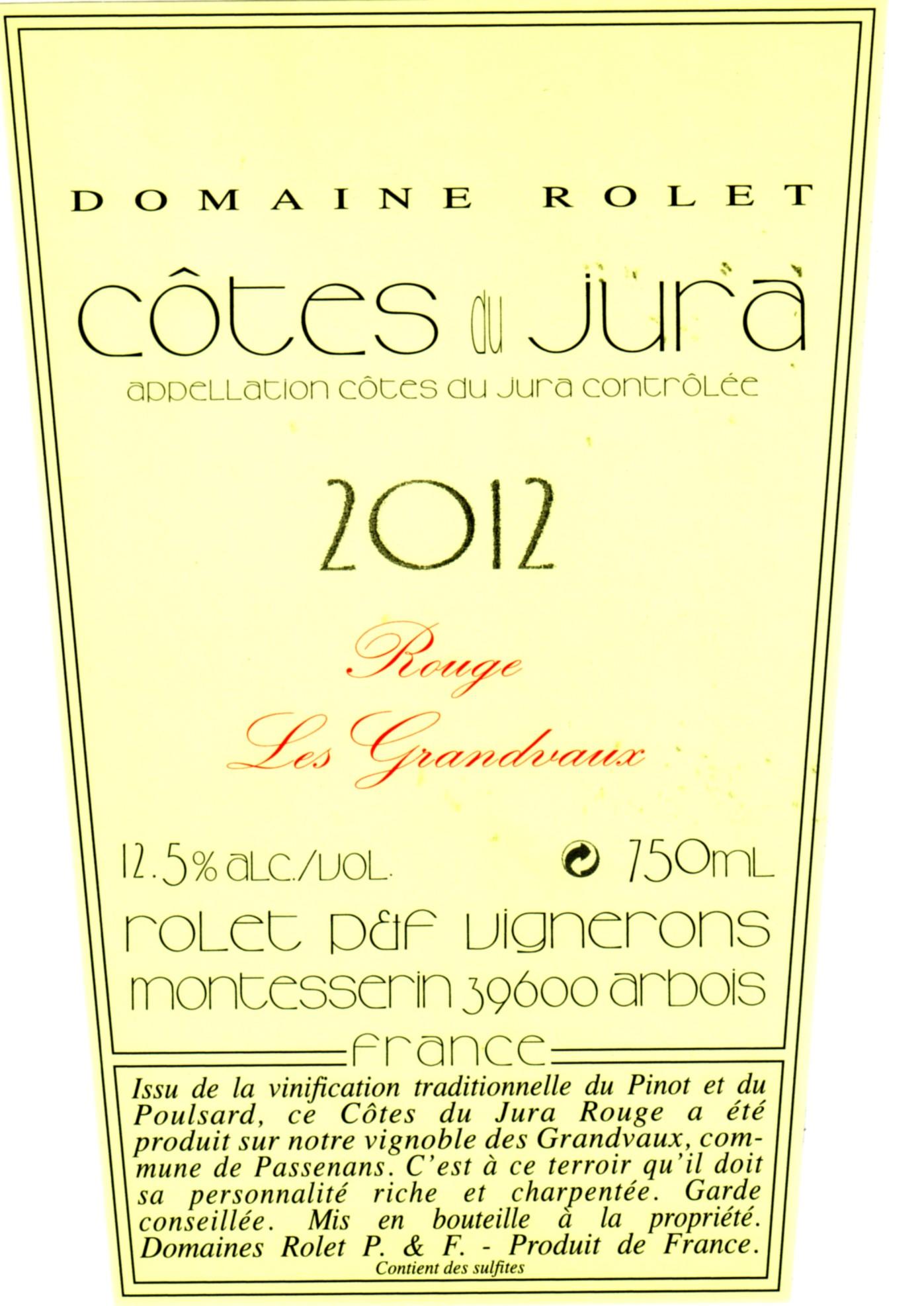 Les Grandvaux Red Wine