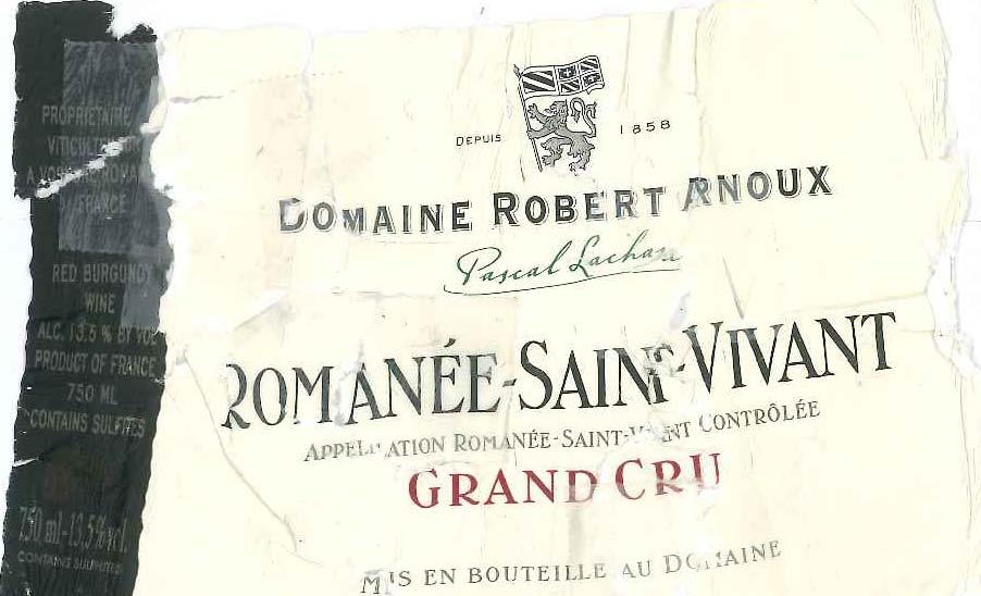 Romanée - Saint Vivant Grand Cru