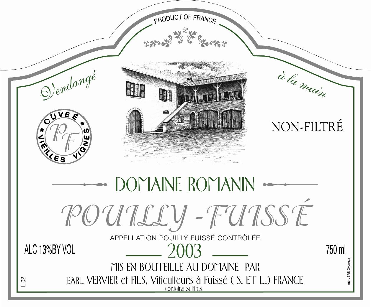 Vieilles - Vignes White Burgundy Wine