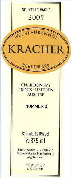 Trockenbeeren Auslese Nummer 8