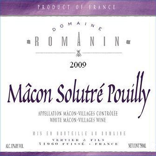 Macon Solutre Pouilly