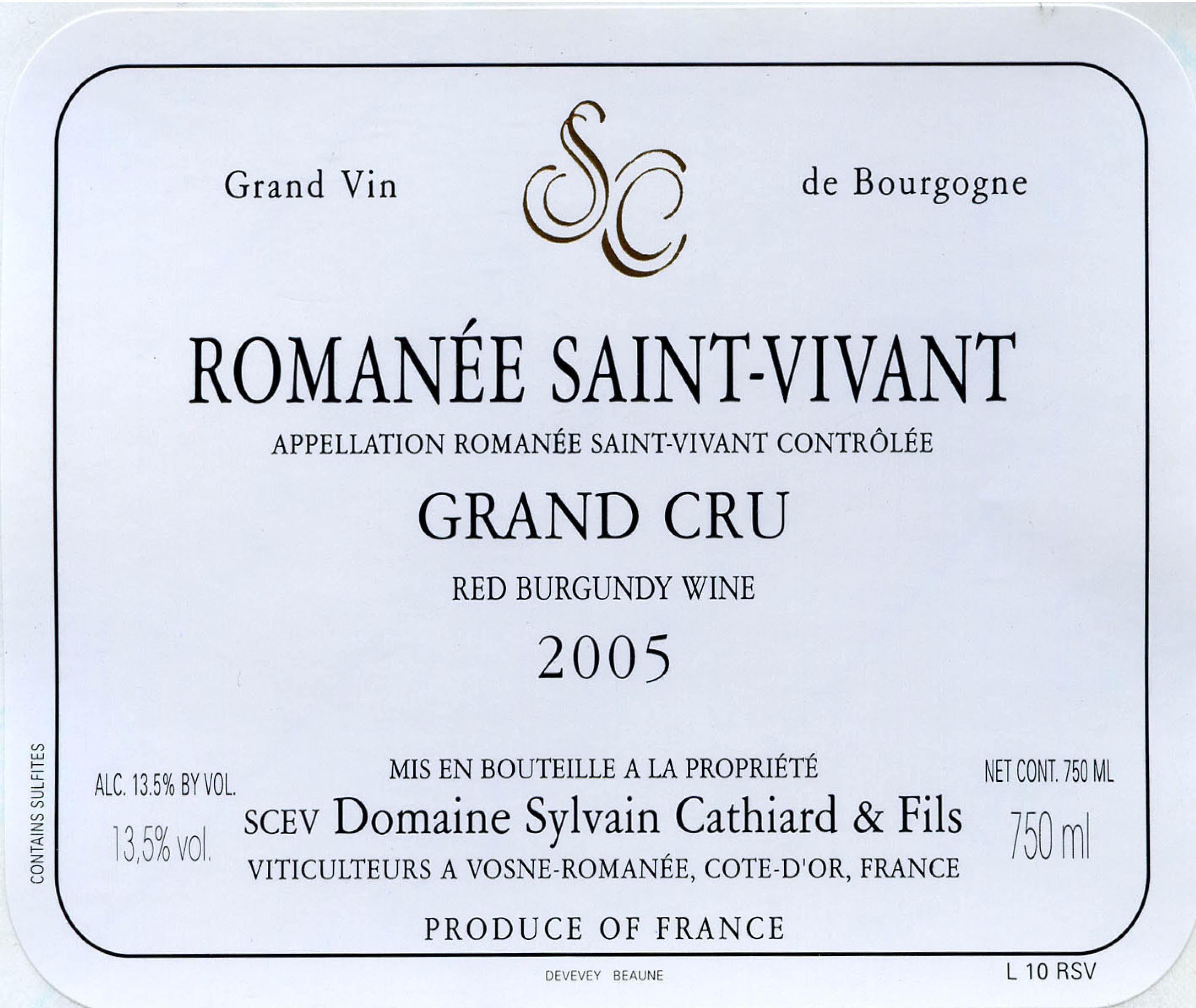 Romanée Saint - Vivant