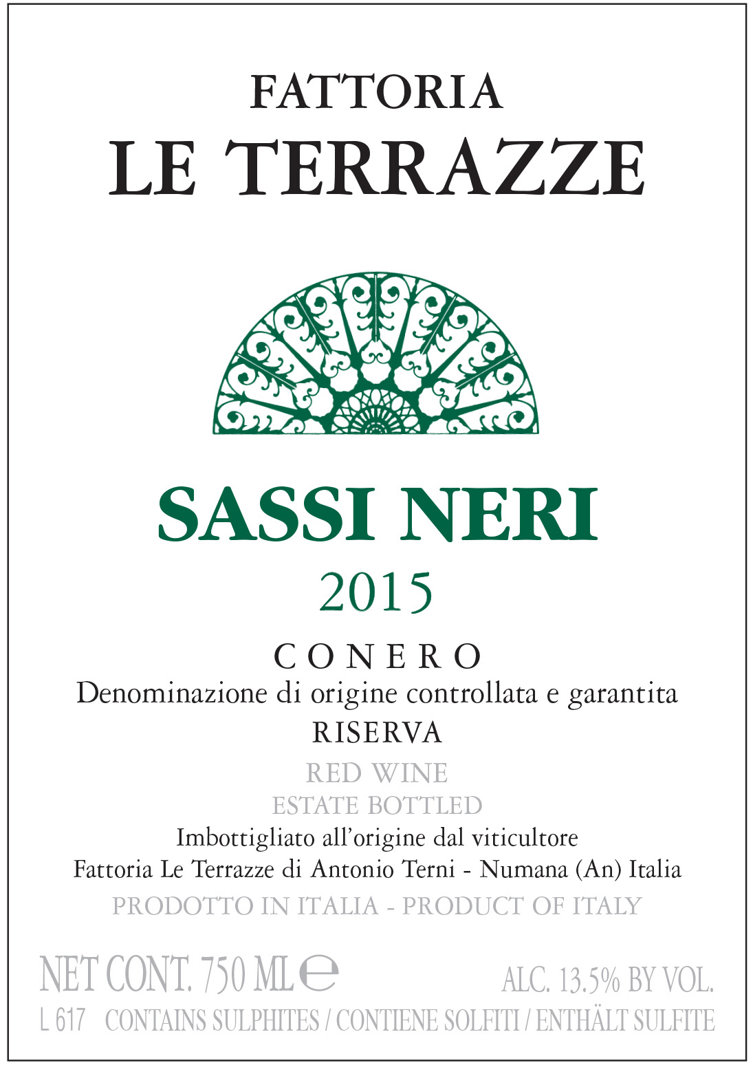 Sassi Neri Riserva
