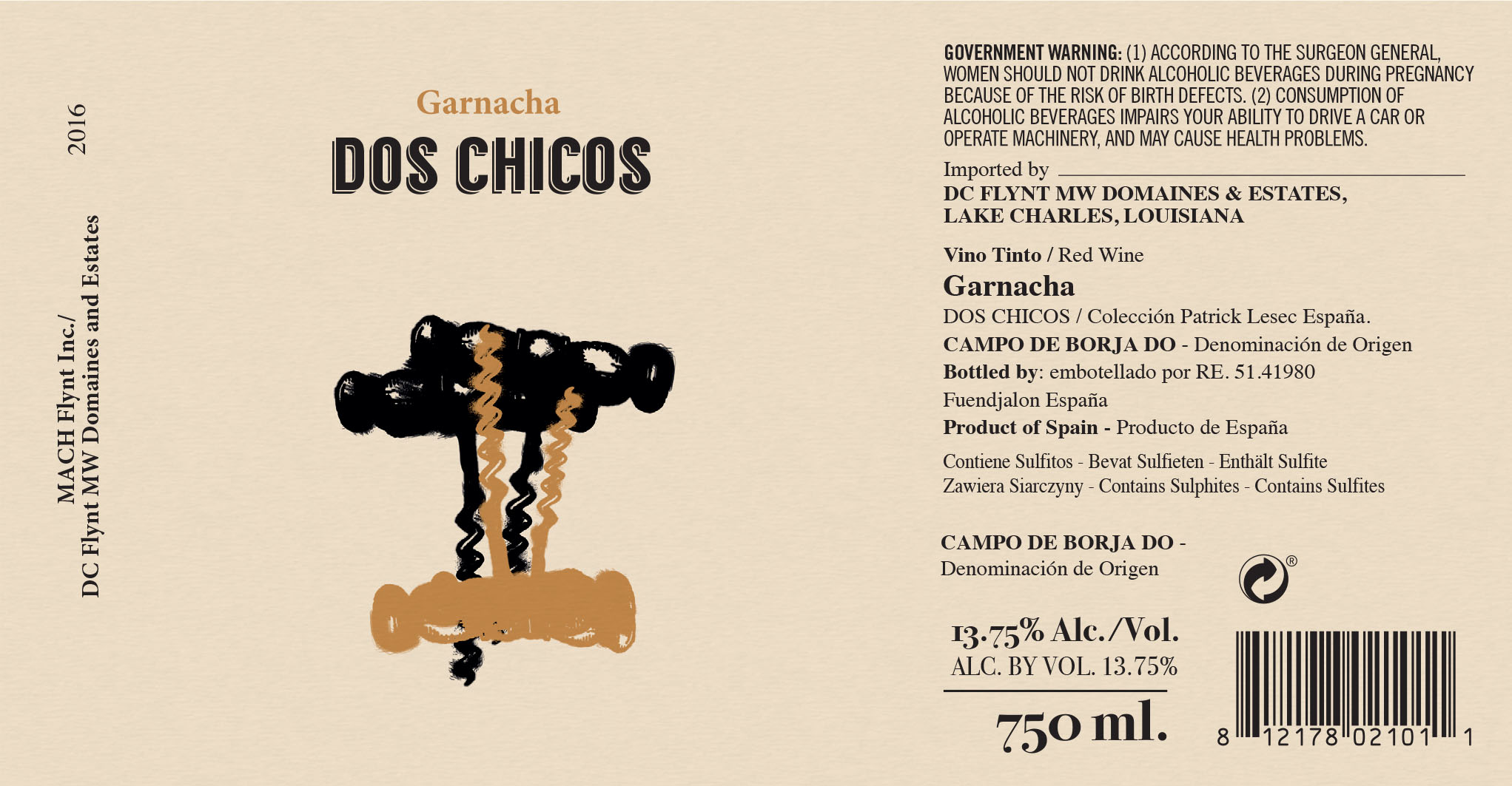 Dos Chicos Vino Tinto