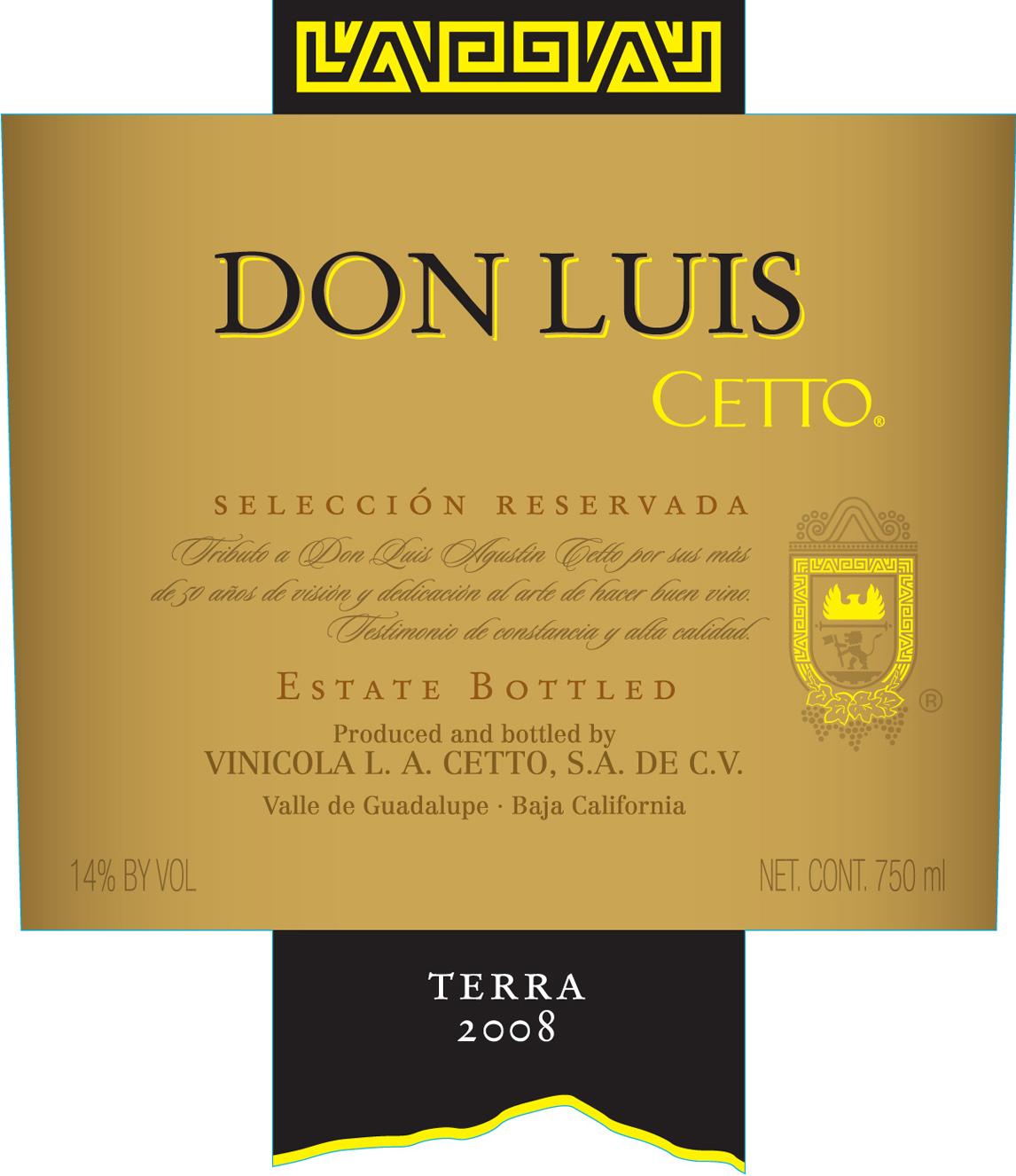 Selección Reservada Terra Don Luis Cetto