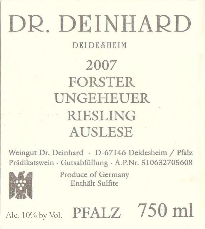 Forster Ungeheuer Auslese