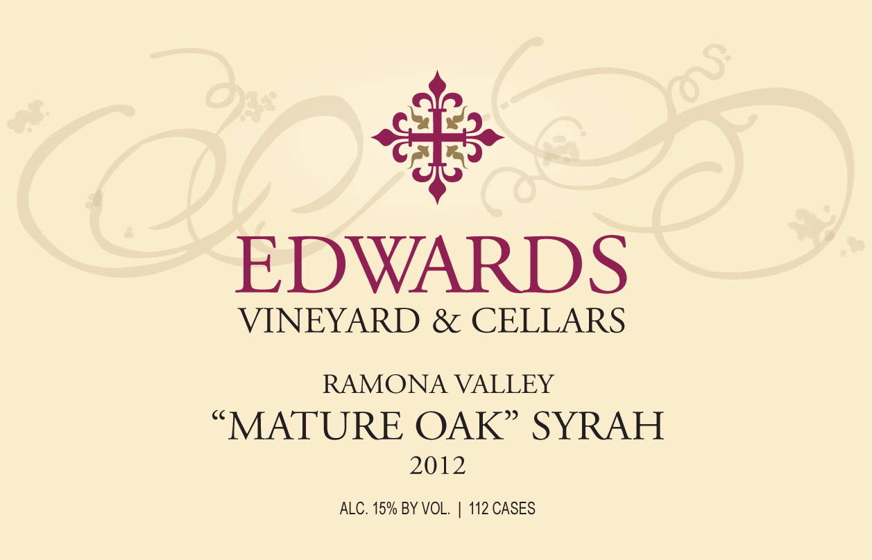 "Mature Oak" Syrah