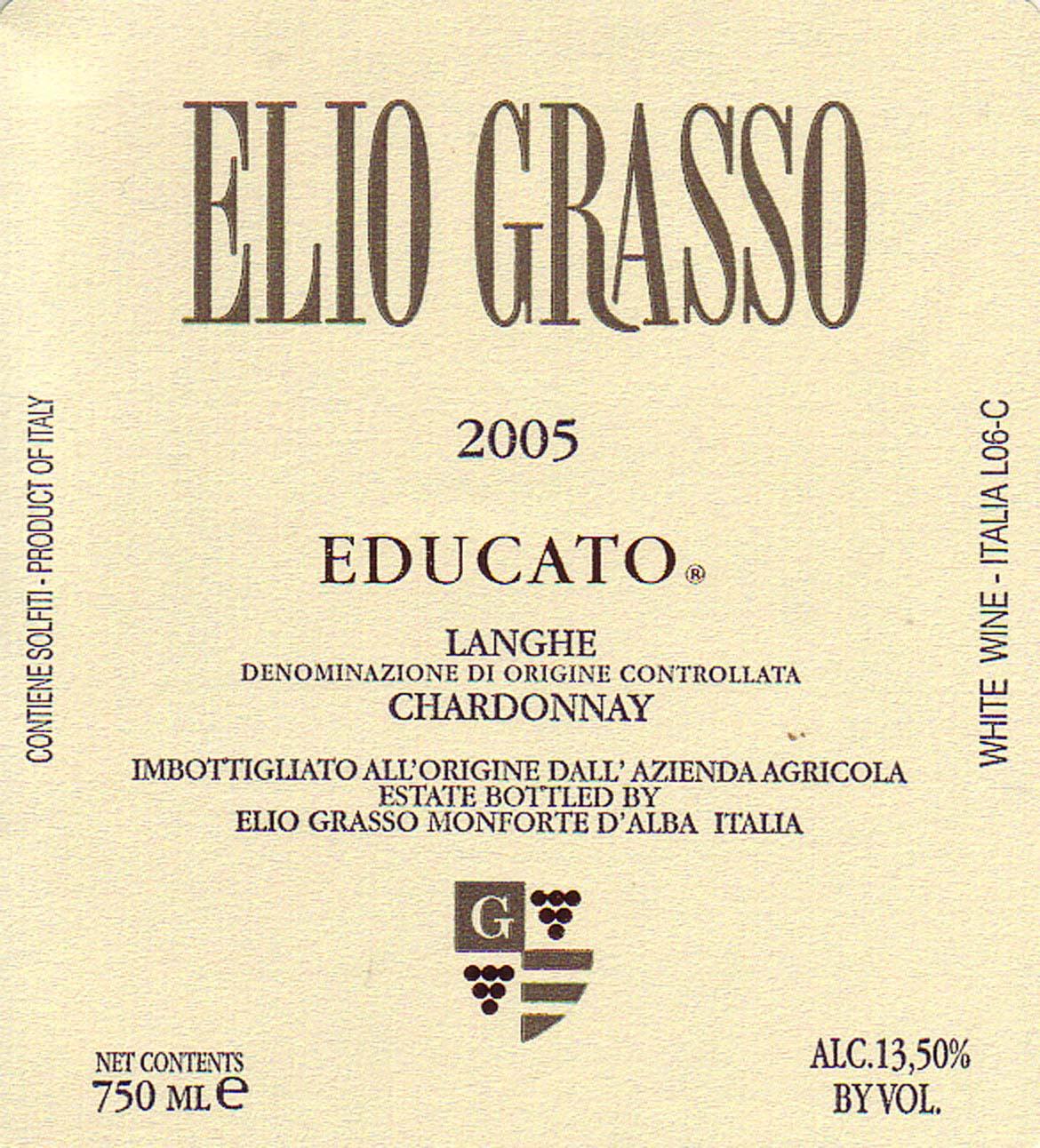 Educato Langhe Chardonnay