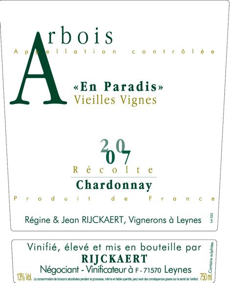 En Paradis Vieilles Vignes