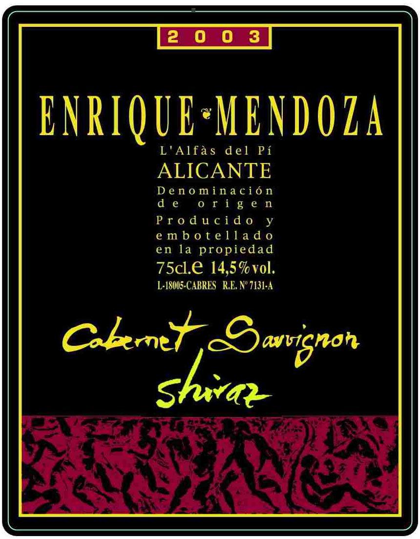 Enrique Mendoza Cabernet - Shiraz Reserva