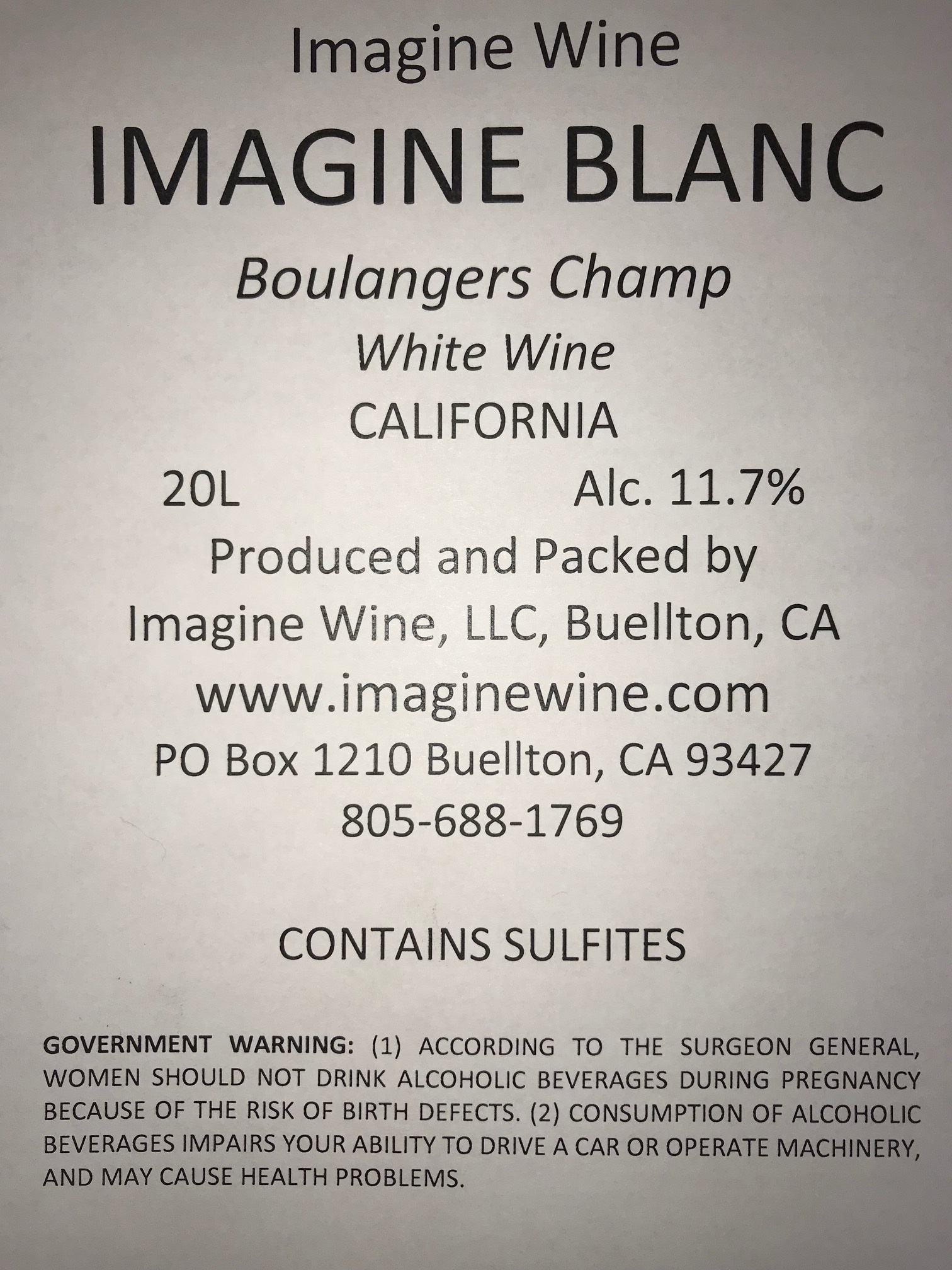 Imagine Blanc-Boulangers Champ