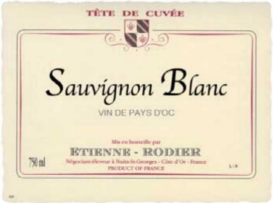 Vin De Pays D'oc White Sauvignon