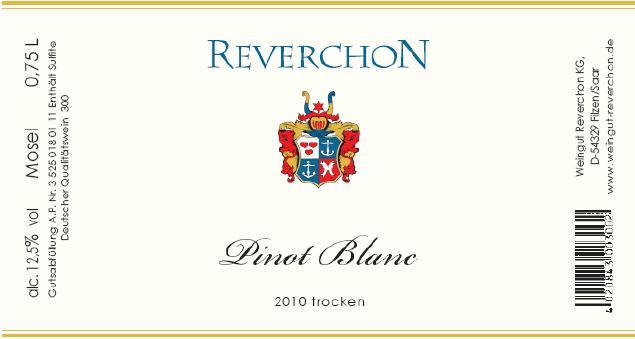 Pinot Blanc Deutscher Qualitätswein Mosel White Wine