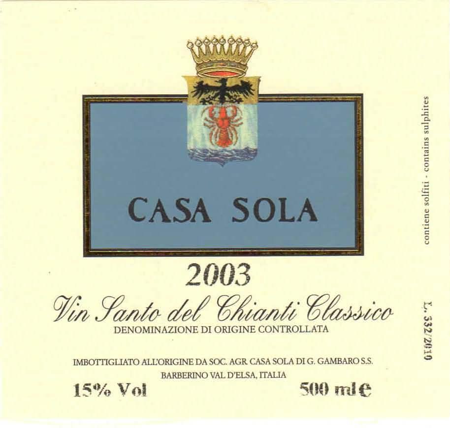 Vin Santo Del Chianti Classico