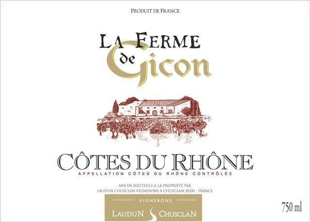 Ferme De Gicon Cotes Du Rhone White
