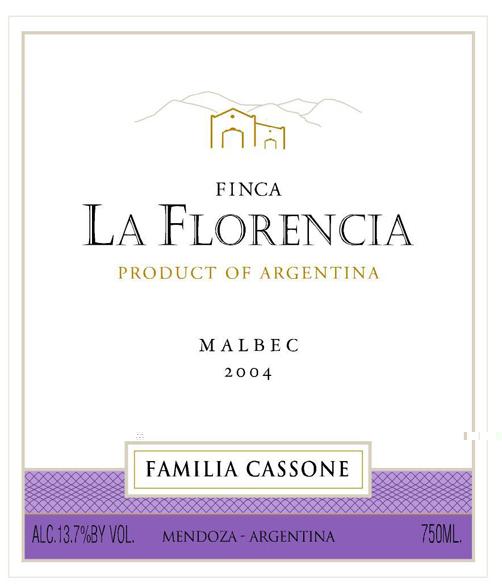Finca La Florencia Malbec