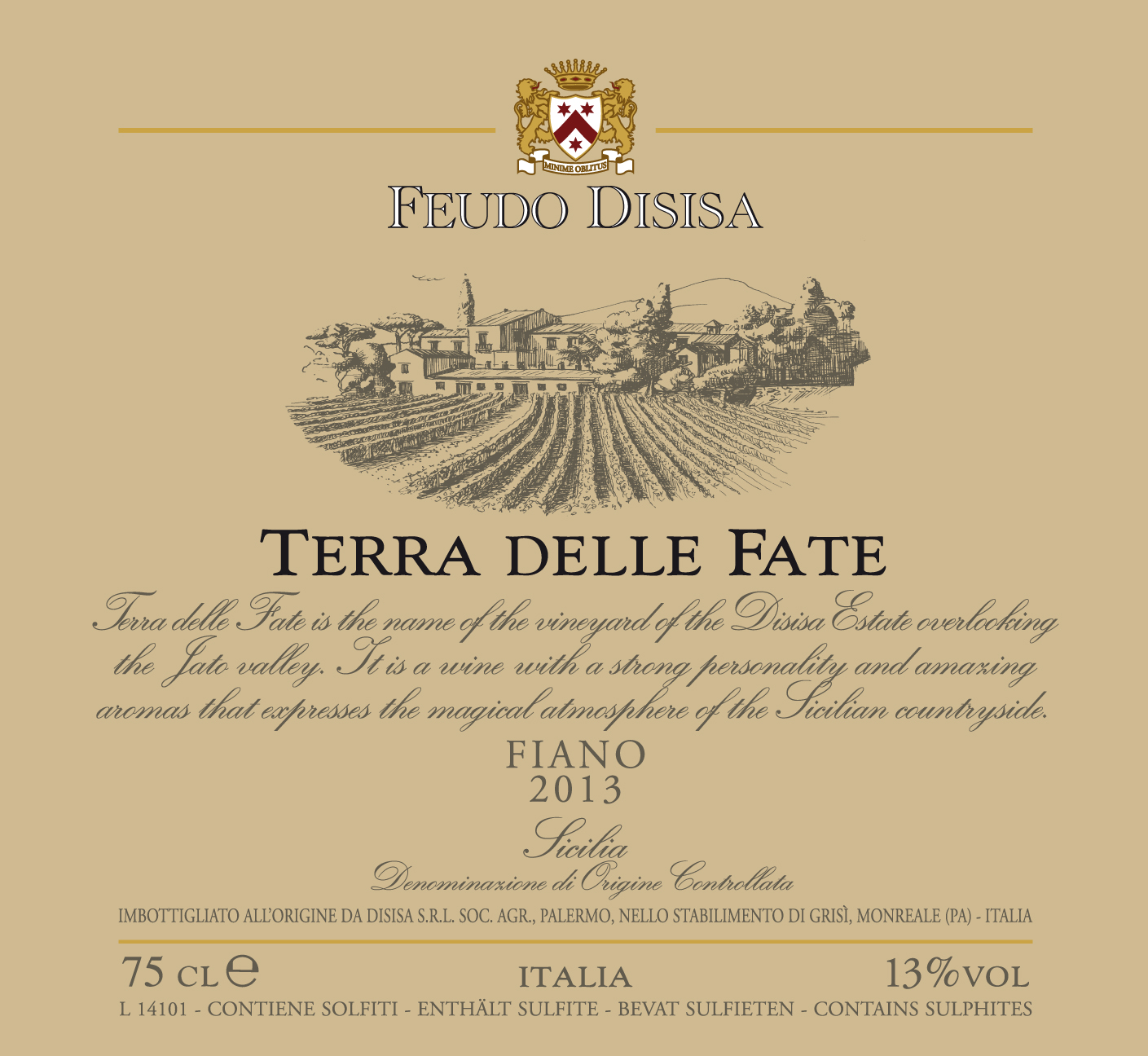 Feudo Disisa Fiano White Wine