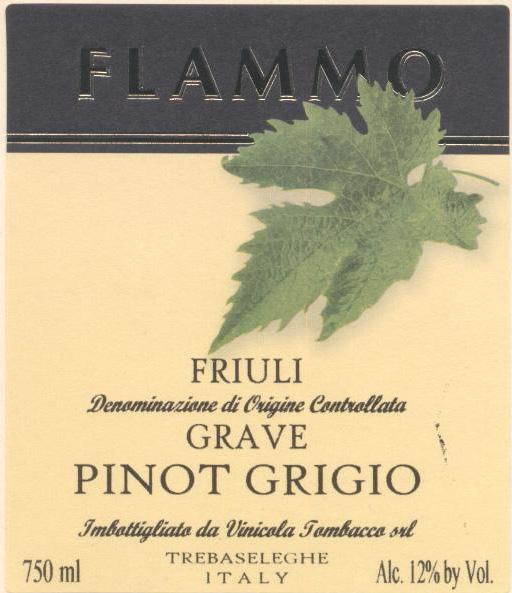 Flammo Friuli Pinot Grigio