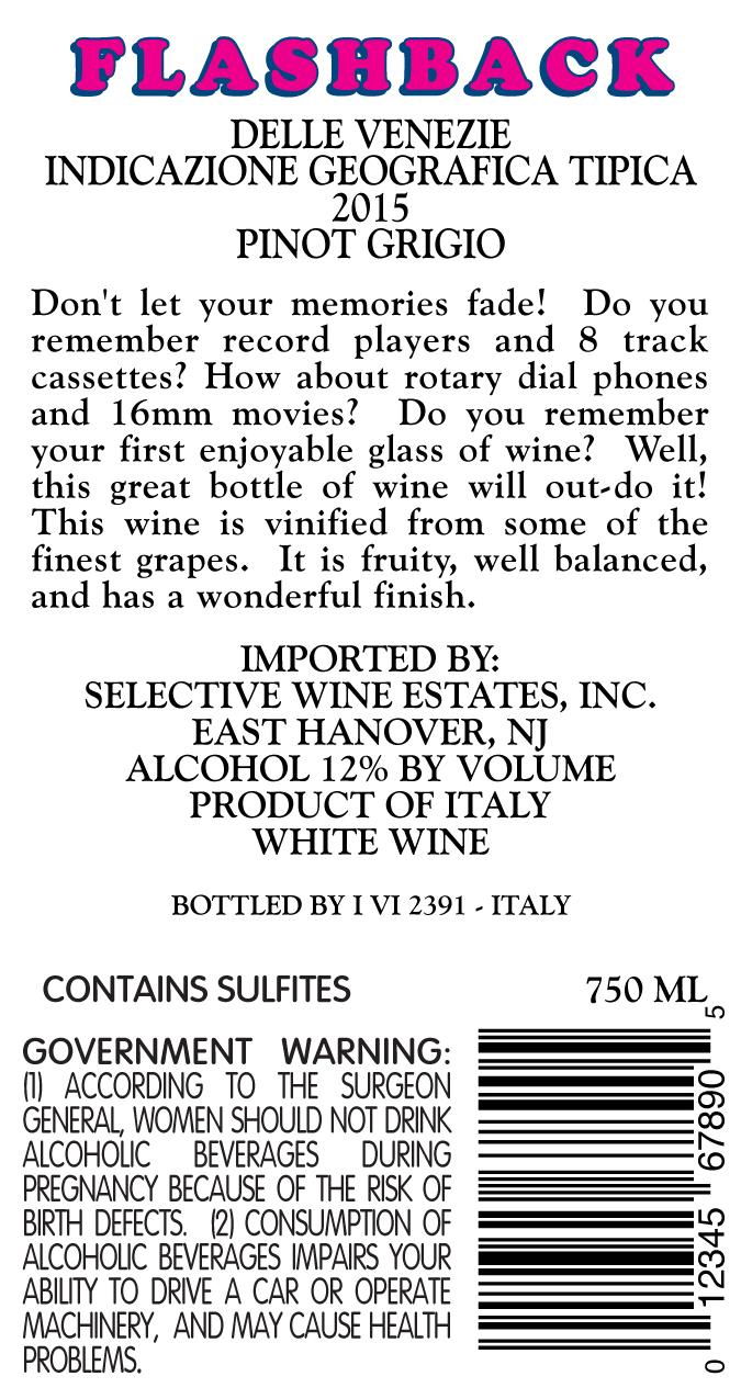 Flashback Delle Venezie Pinot Grigio