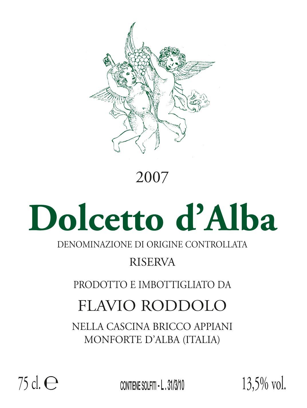 Dolcetto D'alba Riserva