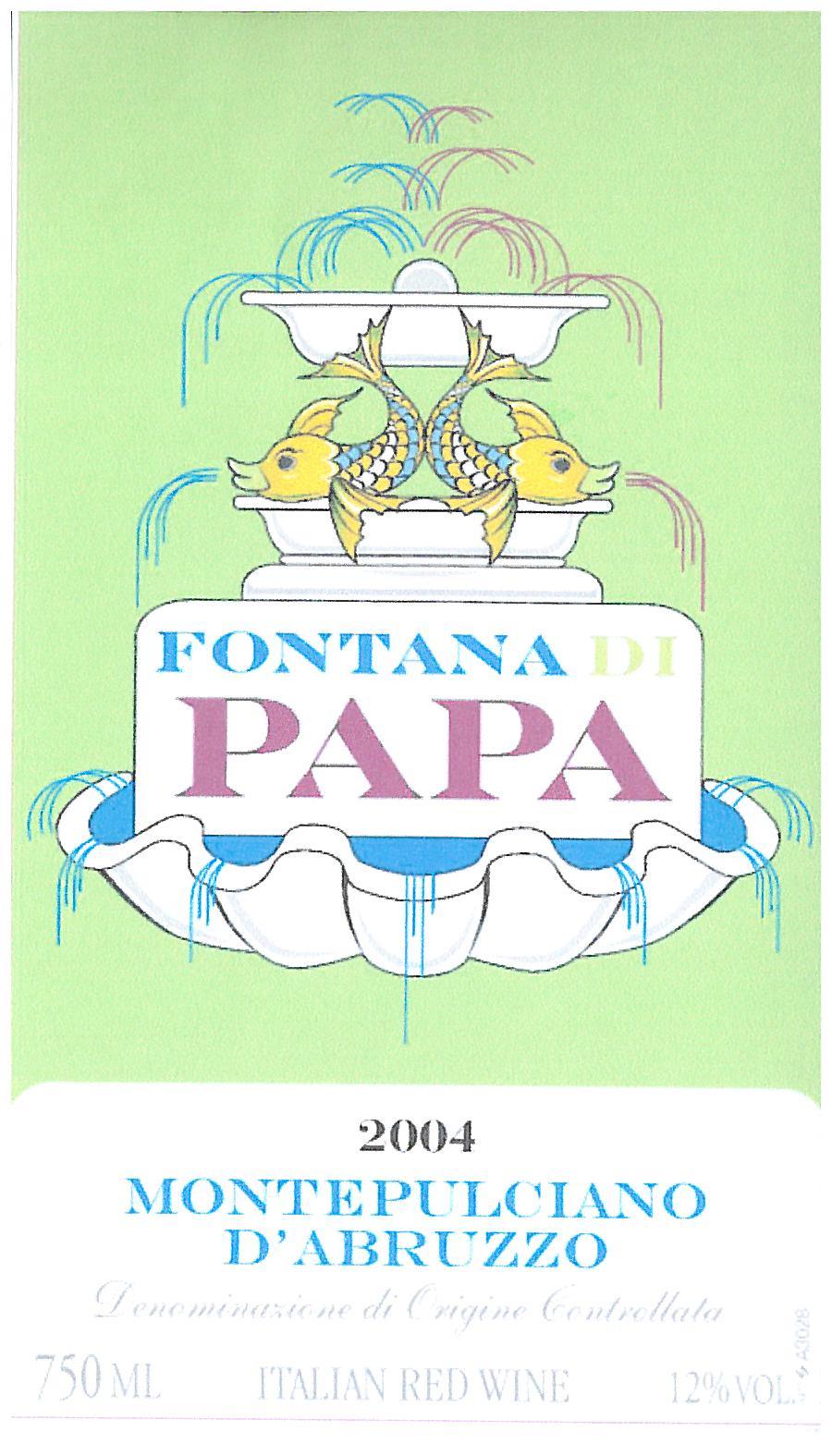 Fontana Di Papa Montepulciano D'abruzzo