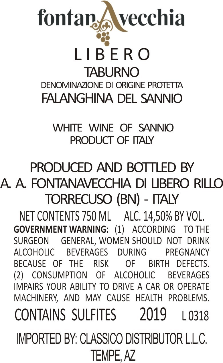 Libero Taburno Falanghina