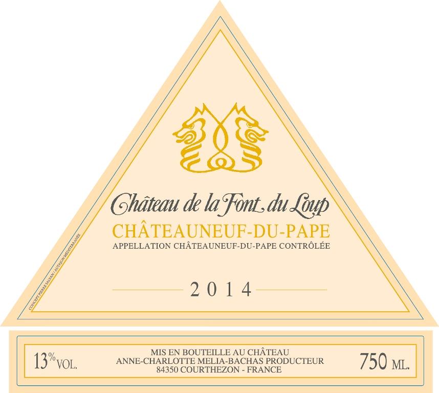 White Chateauneuf - Du - Pape Wine