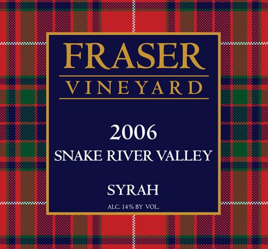 Syrah Fraser Vineyard