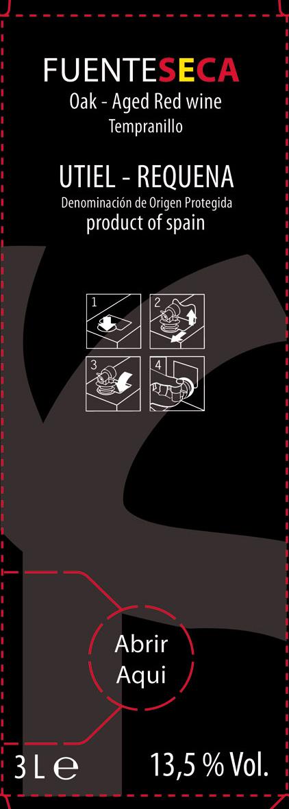 Fuenteseca Oak-Aged Red Wine Tempranillo