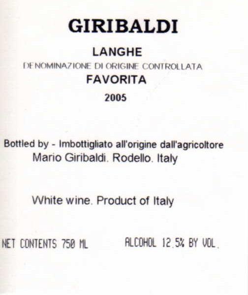 Langhe Favorita