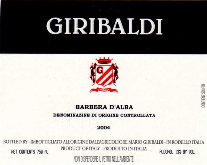Barbera D'alba