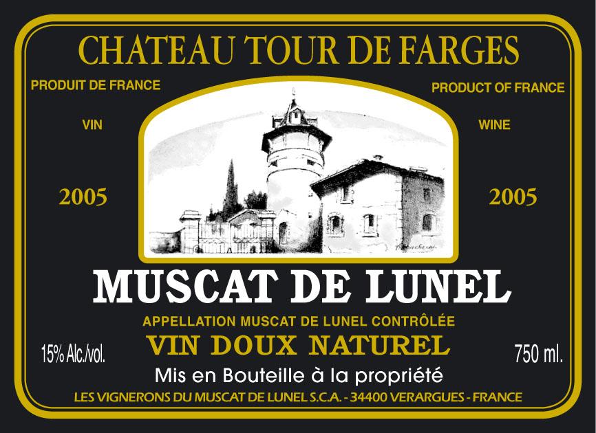 Muscat L'unel Vin Doux Naturel