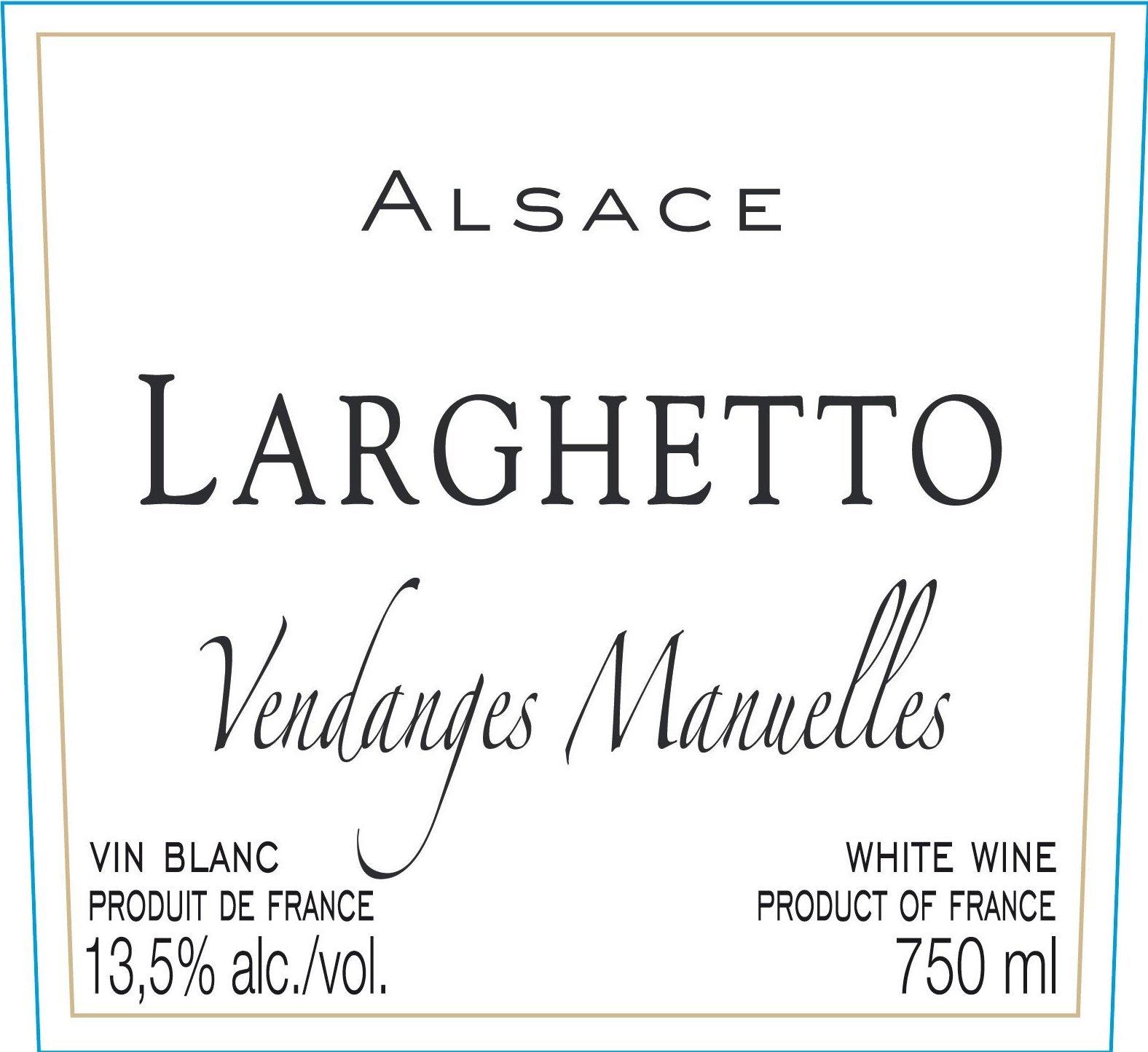 Cave De Ribeauville Larghetto Vm