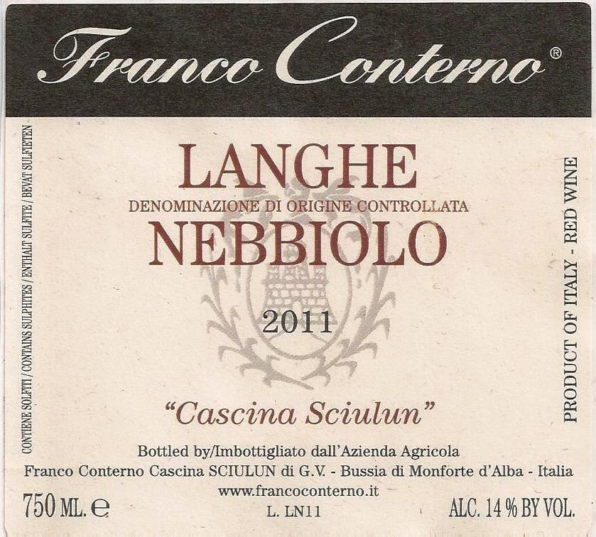 Franco Conterno Cascina Sciulun