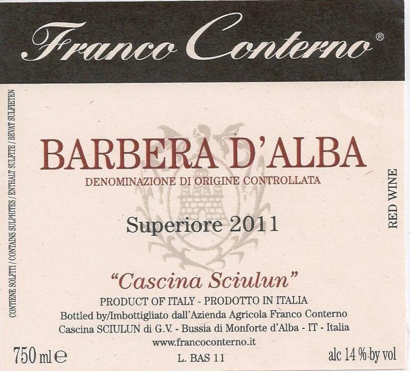 Franco Conterno Cascina Sciulun Superior