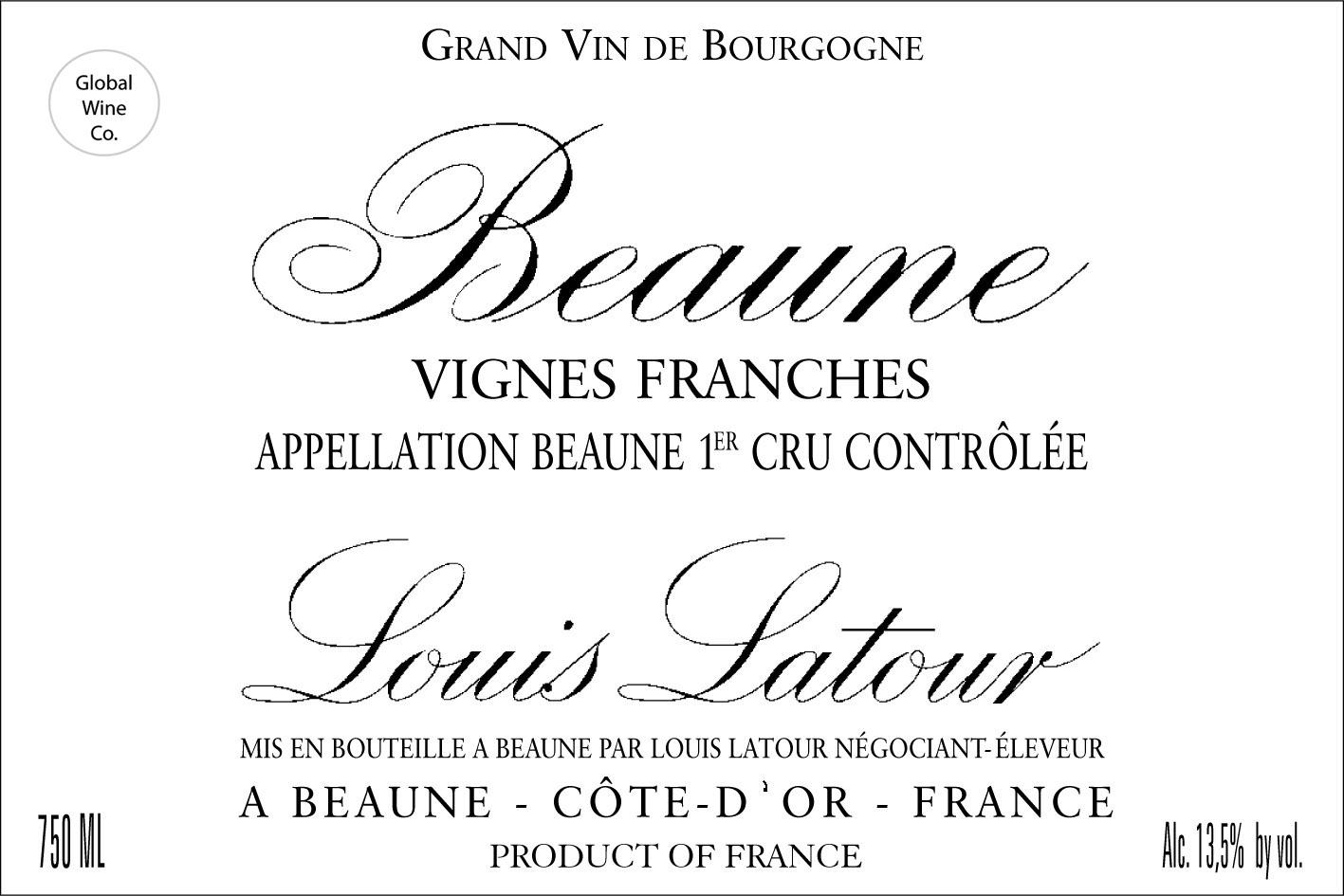 Beaune Vignes Franches