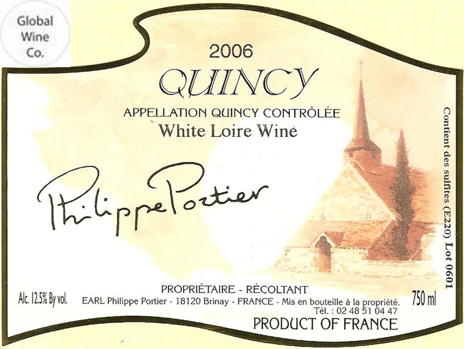 Quincy White Loire Wine