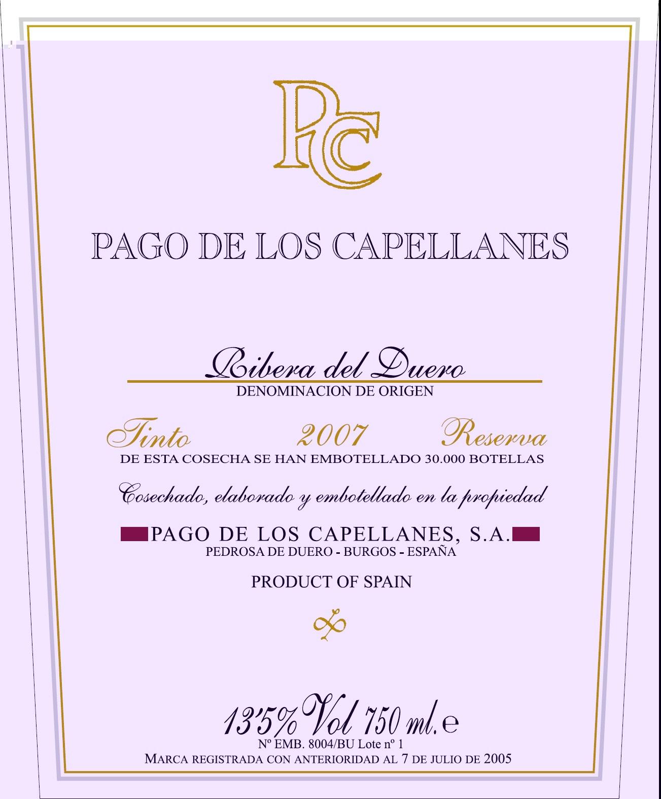 Pago De Capellanes Reserva