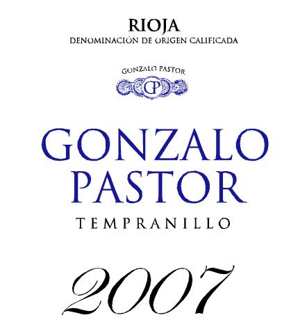 Gonzalo Pastor Rioja Tempranillo