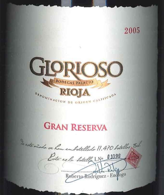 Glorioso Rioja Gran Reserva