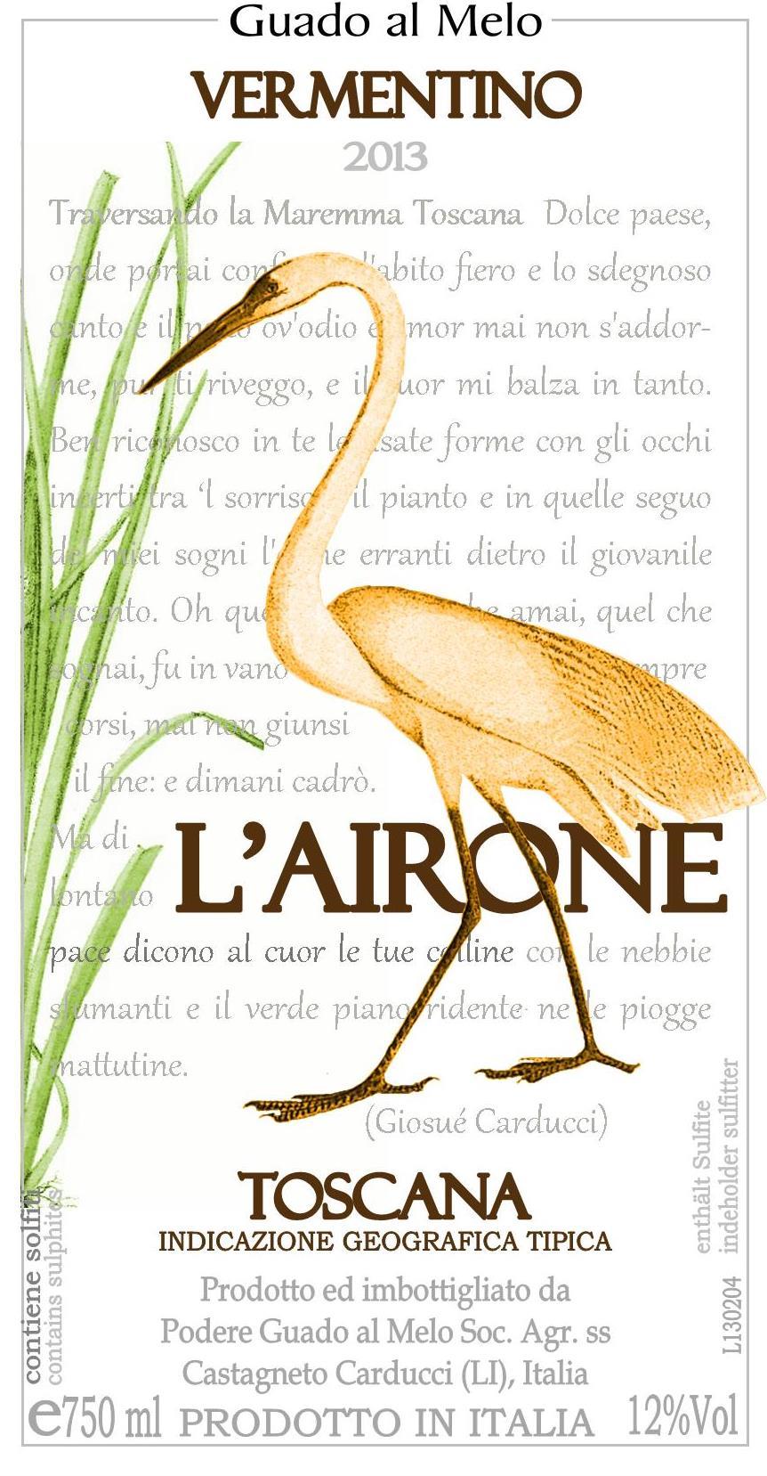 L'airone Vermentino